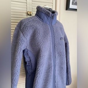 Patagonia Retro X Jacket Lavender color Windproof Deep Pile Sherpa Fleece Large